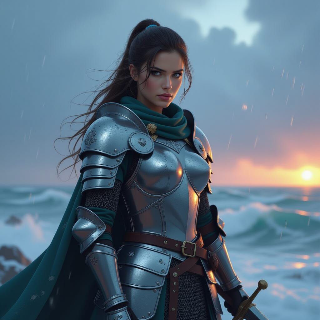 Kiwi Female Knight in Shining Armor