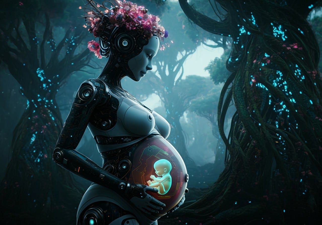 pregnant cyborg