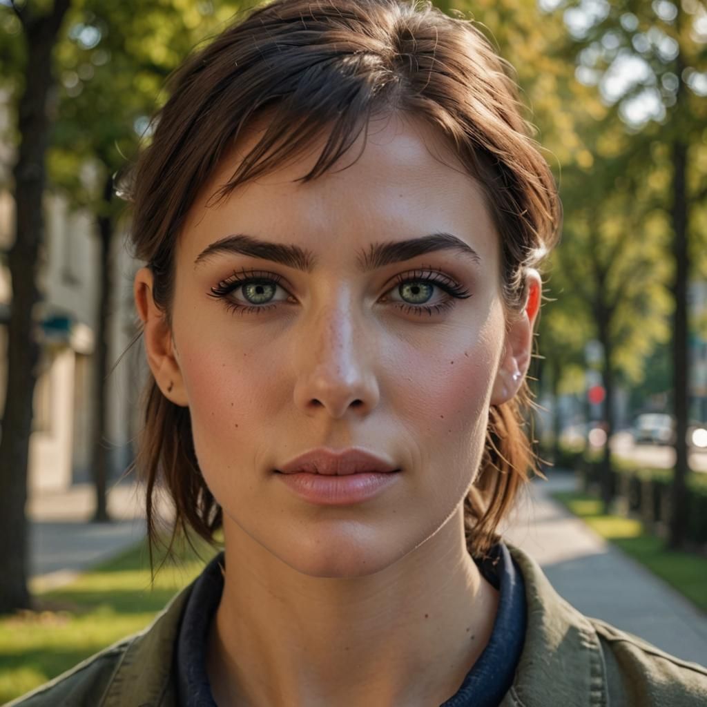 Photorealistic Selfie of a Young Swiss Woman