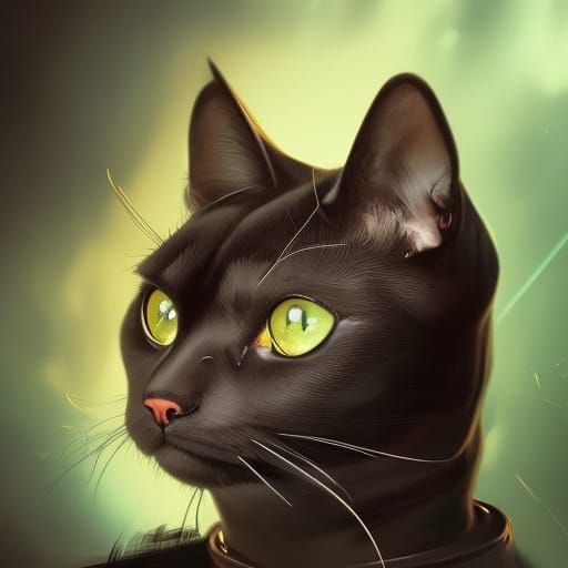 Surreal Cat-Dog Hybrid in Space: Hyperdetailed Concept Art