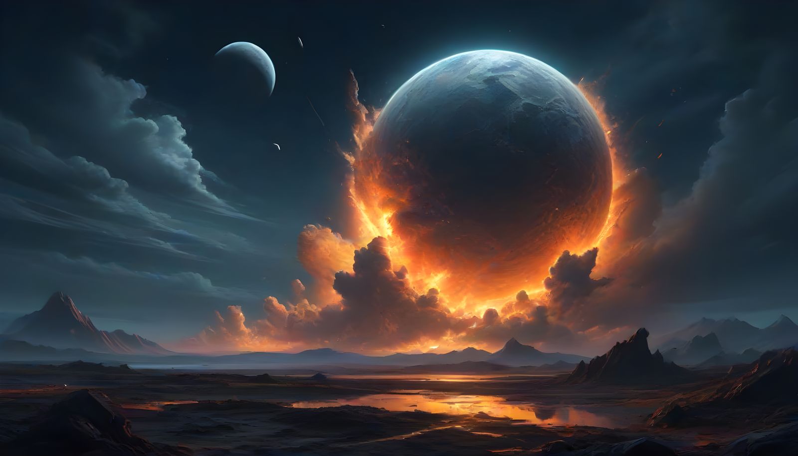 Cosmic Cataclysm: Earth's Apocalyptic Moment