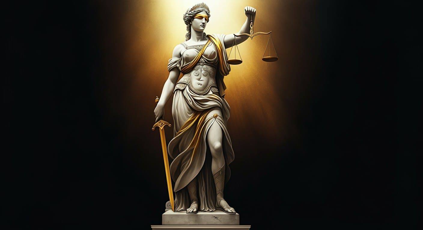 Blind Justice Statue