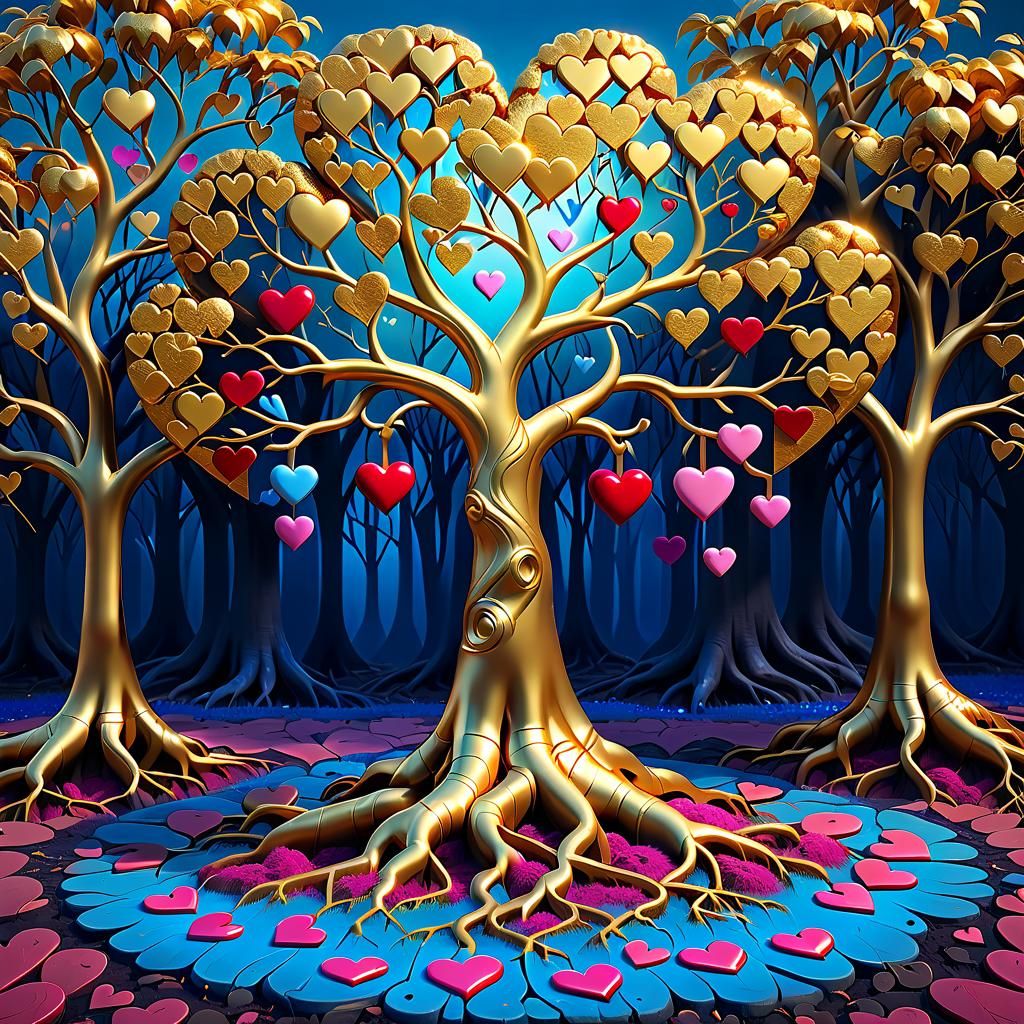 Golden Tree of Love and Health