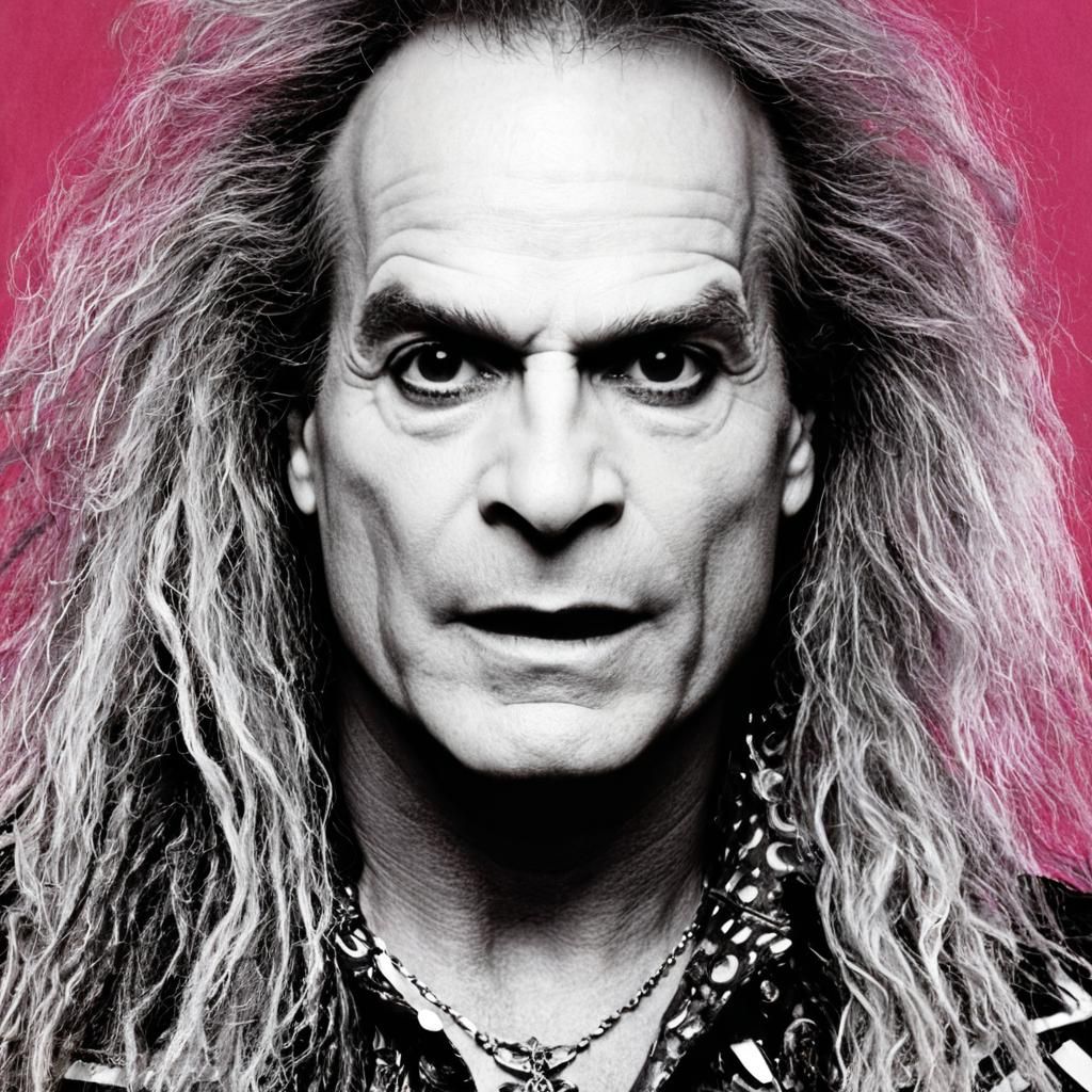 David Lee Roth as a Squid: AI Portrait