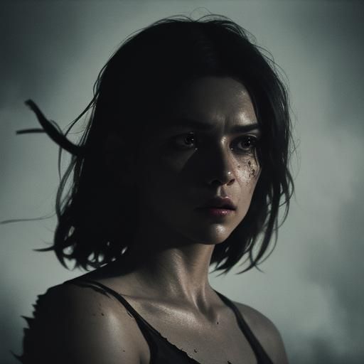 Poet's Anguish in Smoke-Filled Room: Cinematic Still