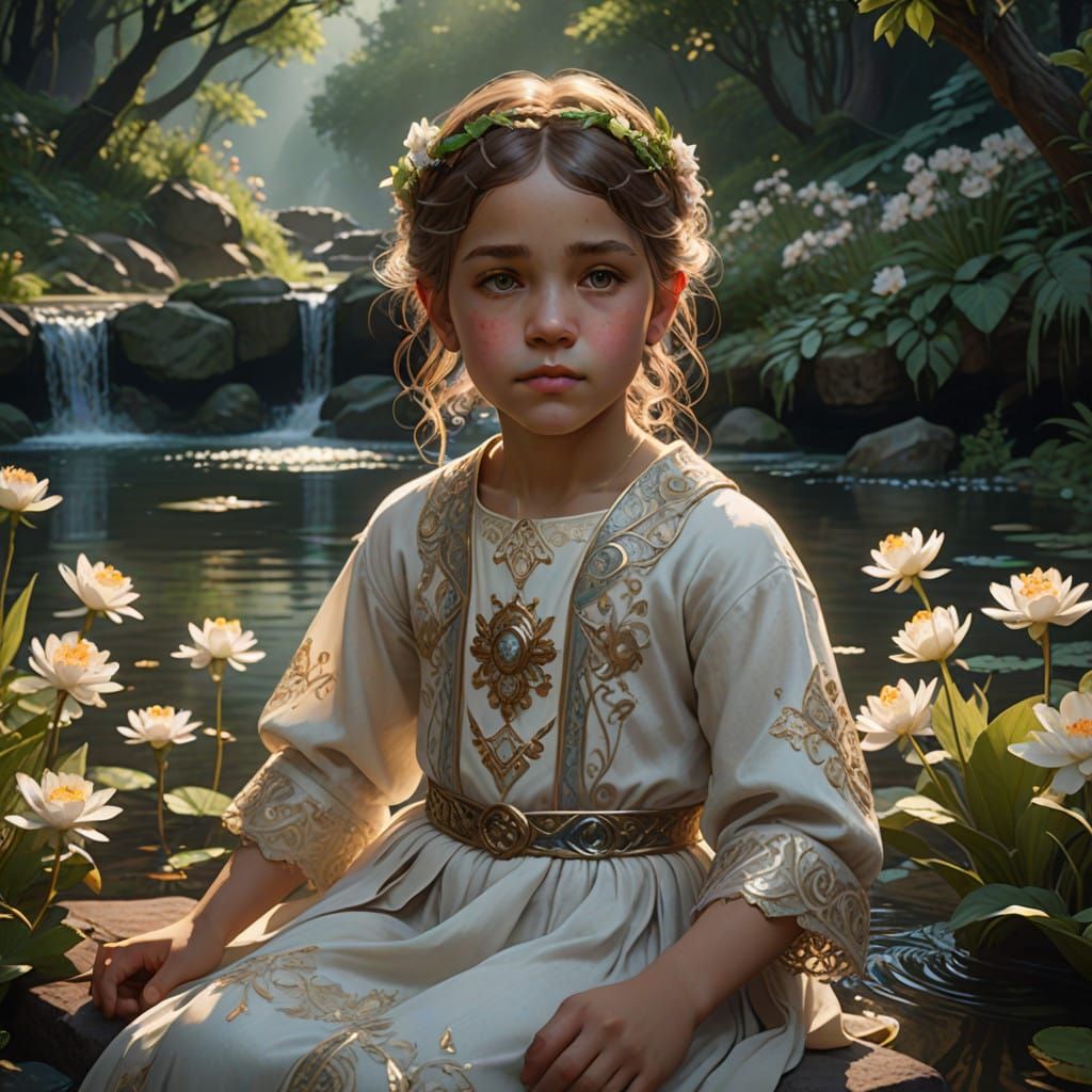 Baptismal Serenity in Lush Paradise