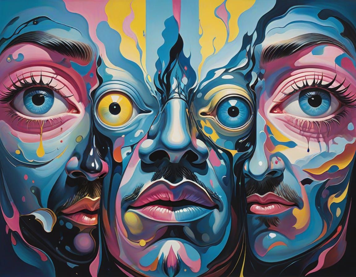 Surreal Dreamscapes in Vibrant Abstraction