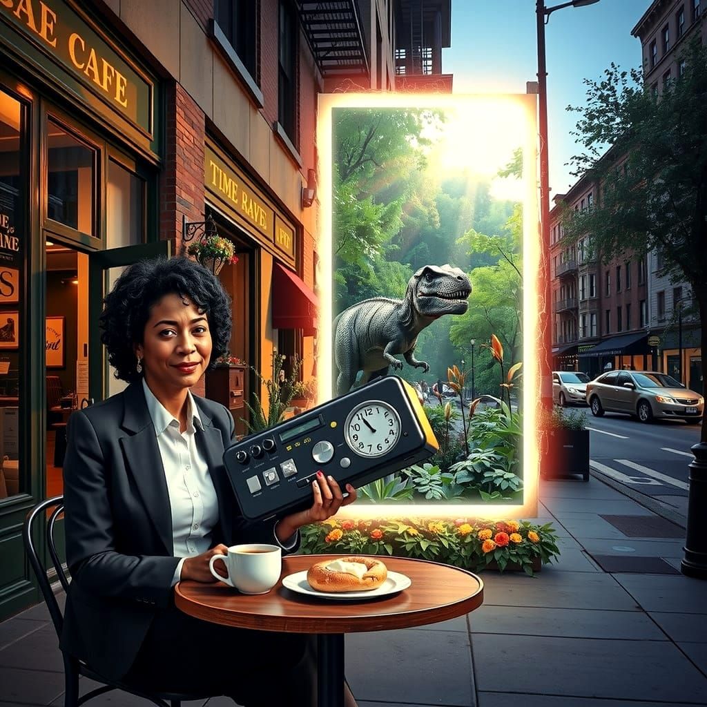 "We make our own time portals at the Night Café"