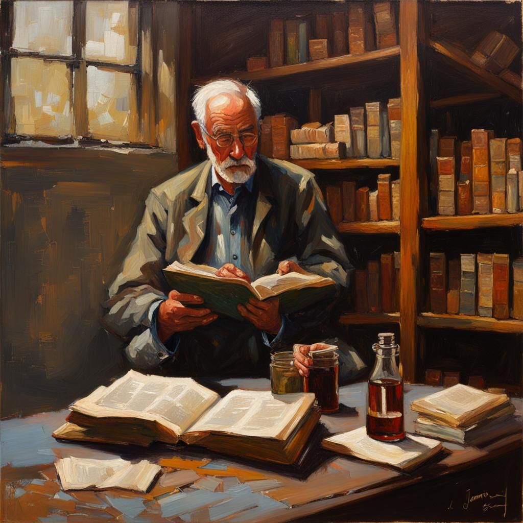 Librist: An Oil Painting in Gurney Style