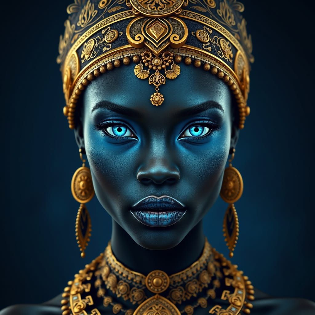 Ethereal Beauty of an African Goddess