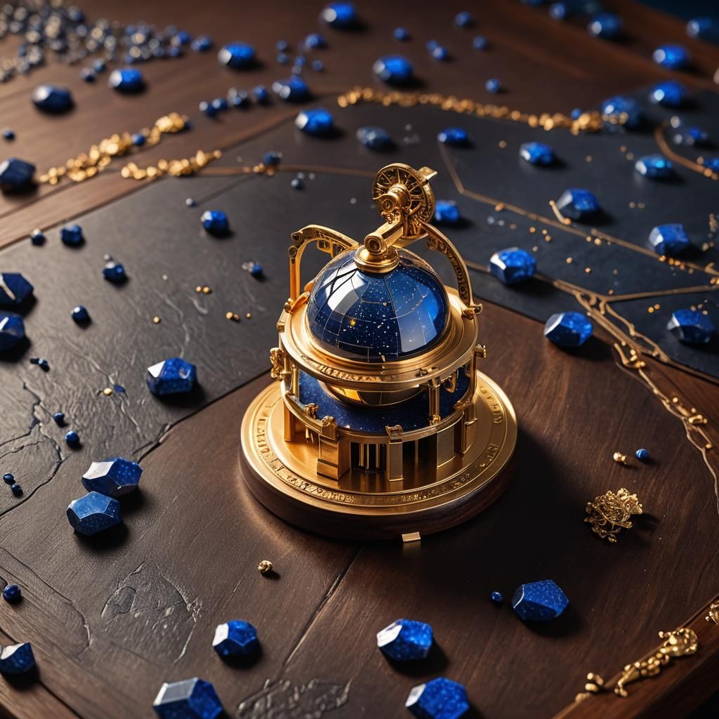 Lapis Lazuli Observatory Model in Hyper-Realistic Digital Ar...