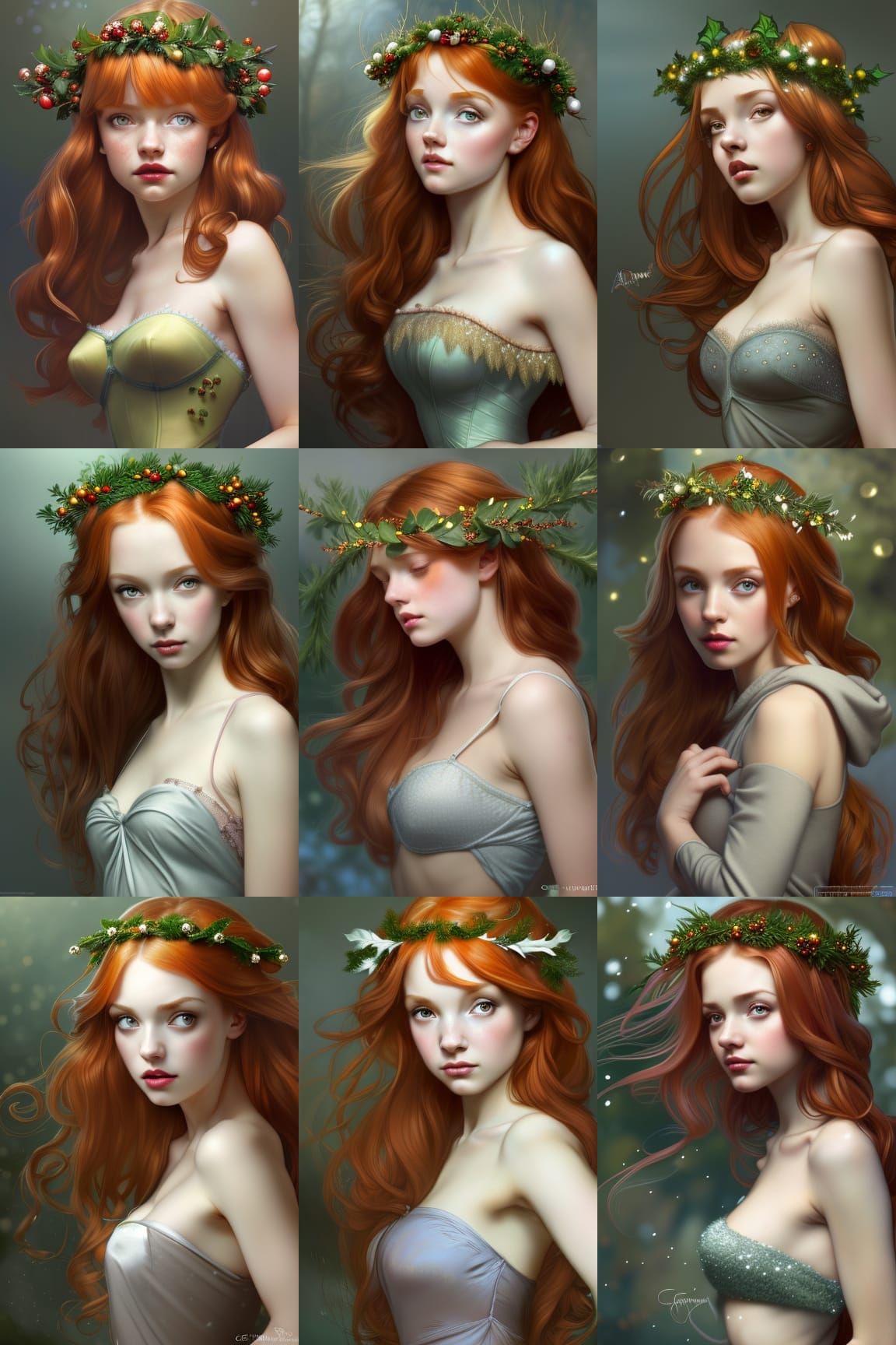 Beautiful Petite Princess Mistletoe