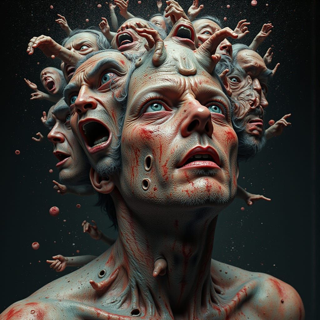 Mindscape of Emotions: Faces of Inner Turmoil