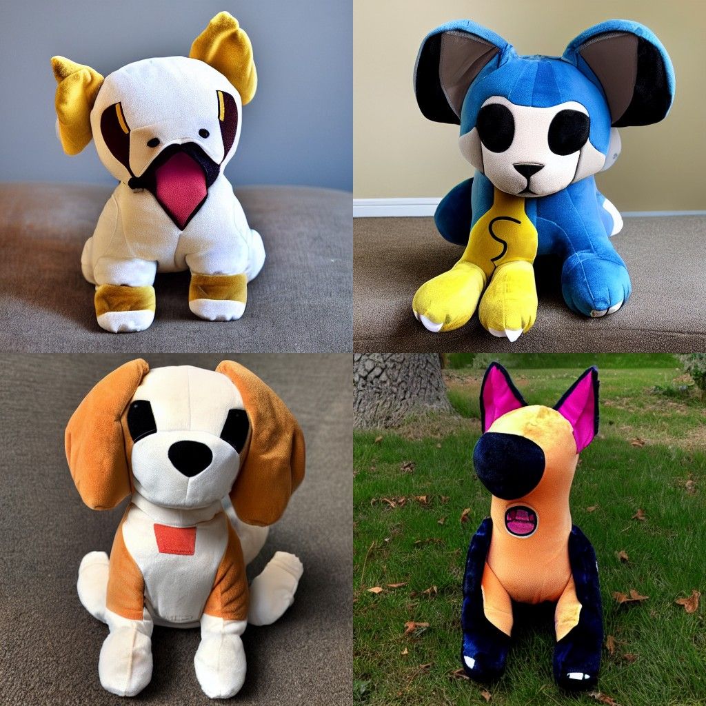 Mutant Dog Plush Toy Design