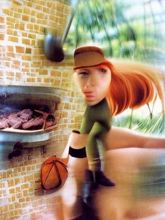 Ethereal Portrait of a Young Woman in Soft Focus