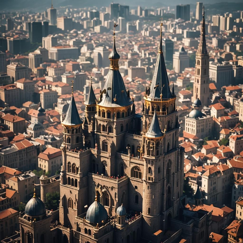 Majestic Tartarian Empire Building in Sharp Focus