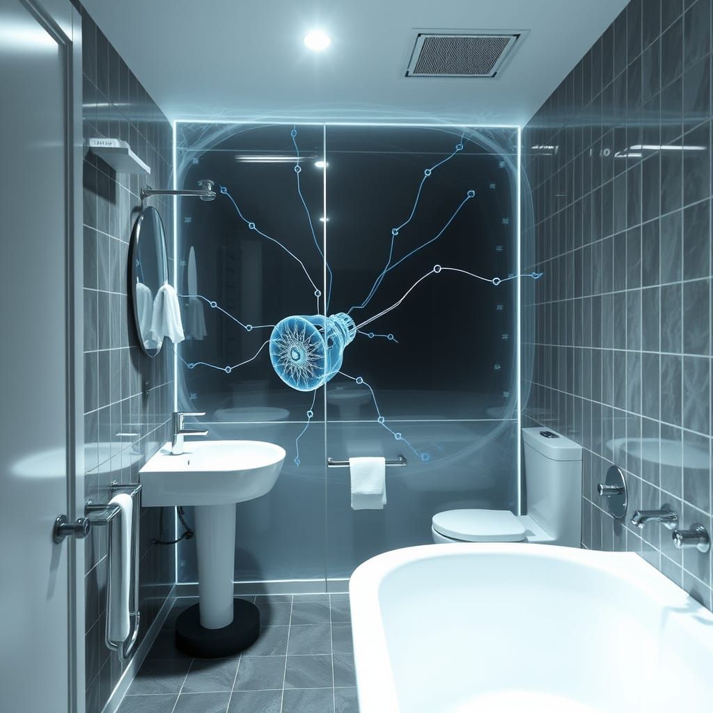 X-Ray Vector in Bathroom