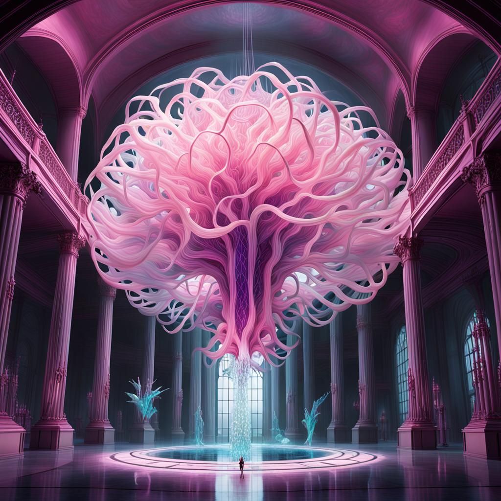 Bio-Luminescent Hybrid in Ethereal Haze