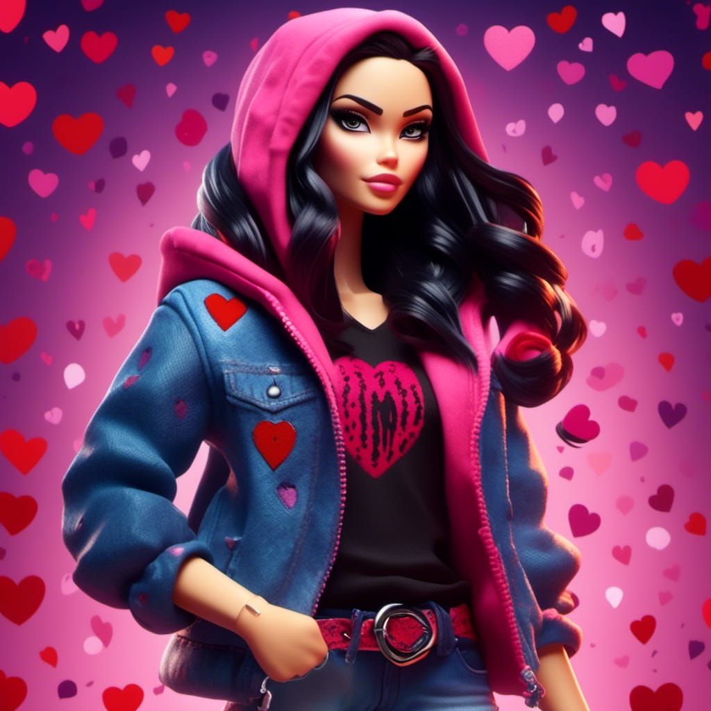 Megan Fox Monster High Doll in Anime Style