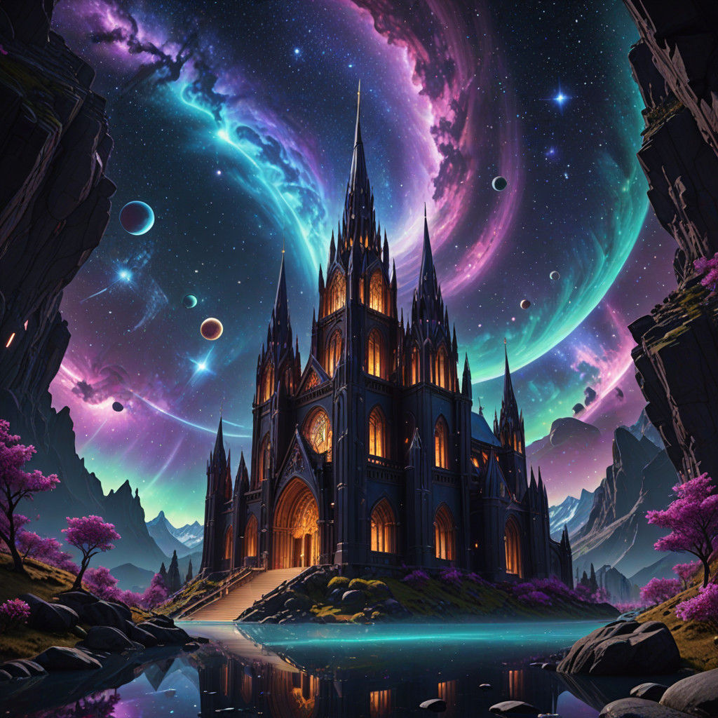 Ethereal Cathedral Radiates Harmony into the Cosmos