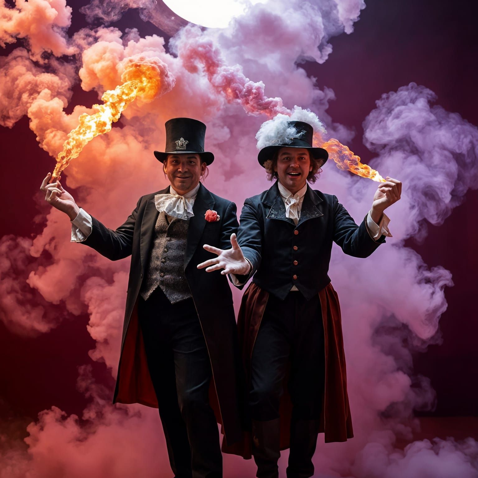 Penn and Teller as Fantasy Cosplayers