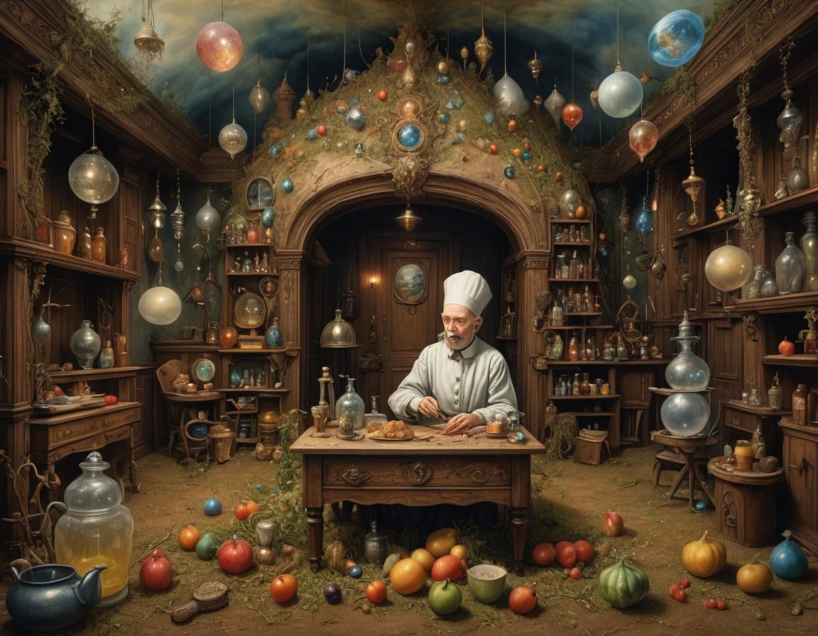 Magical Biological Forms in Surreal Photorealistic Style