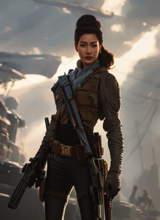 Elegant Female Aristocrat Portrait in 8K