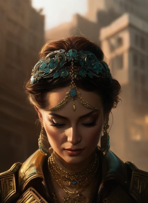 Elegant Portrait of a Female Aristocrat