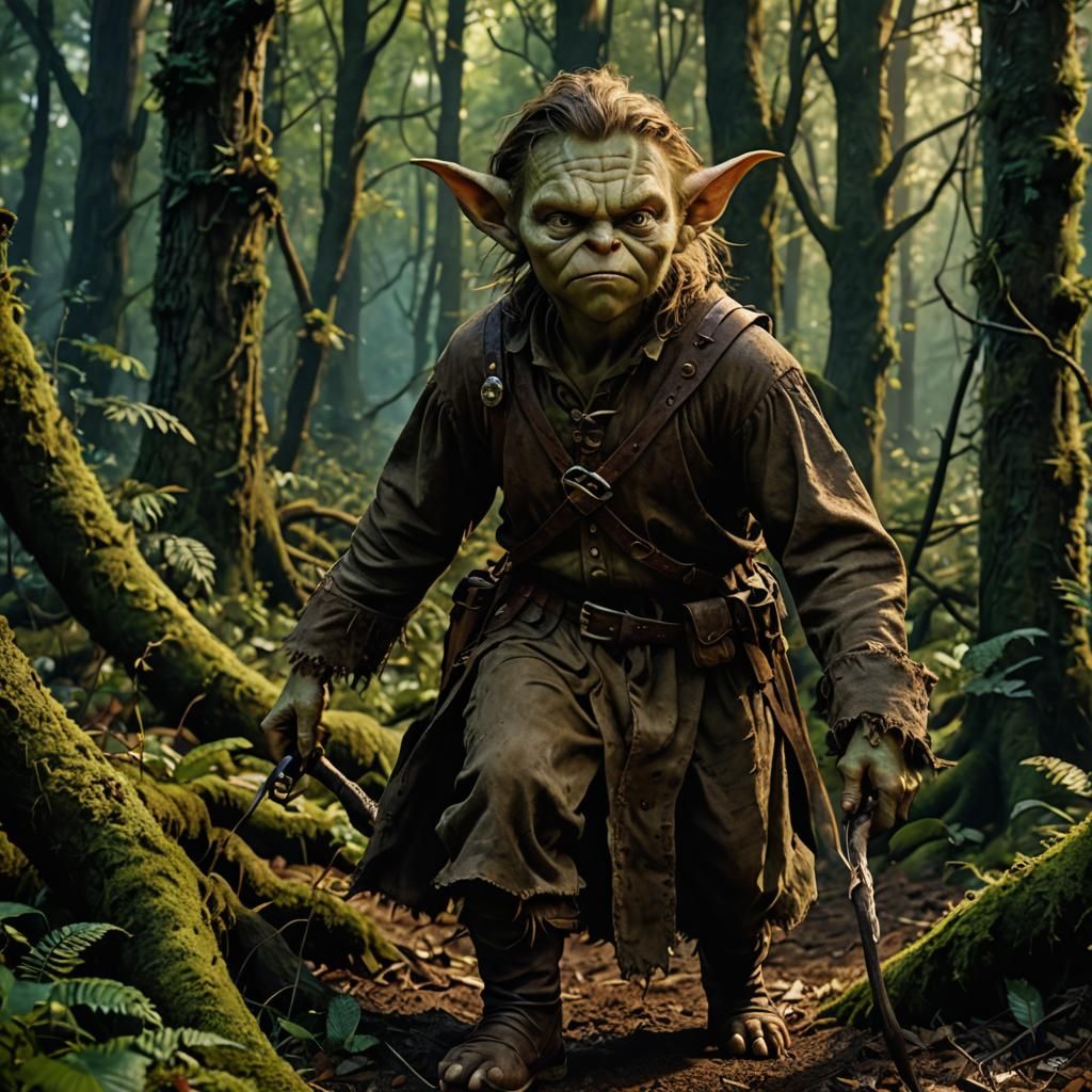 Leonardo DiCaprio as Goblin in Dark Forest