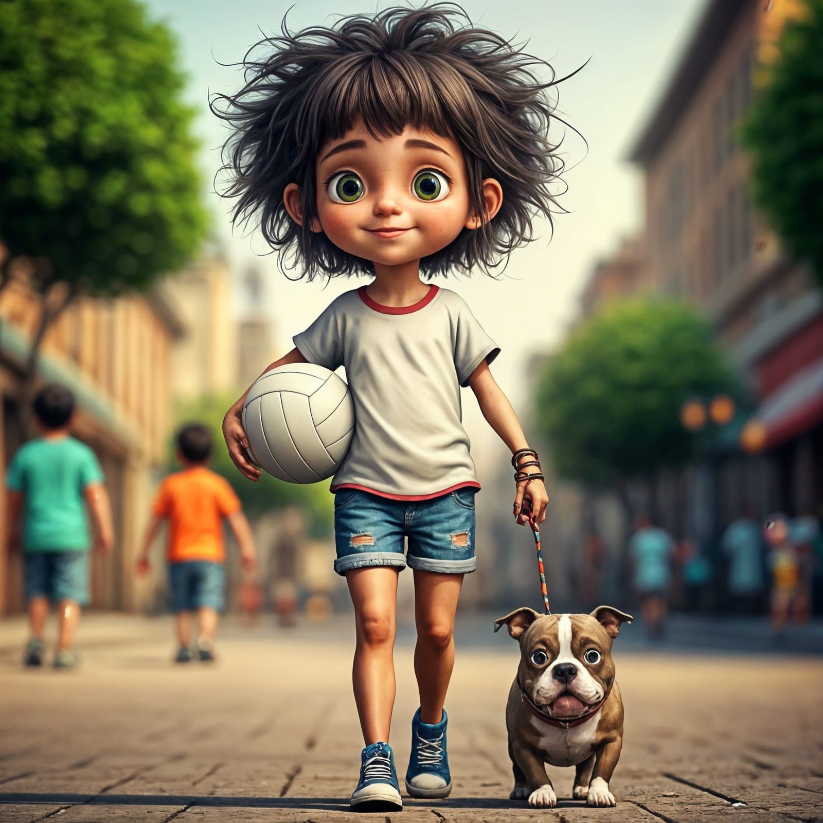 Heading to the football field