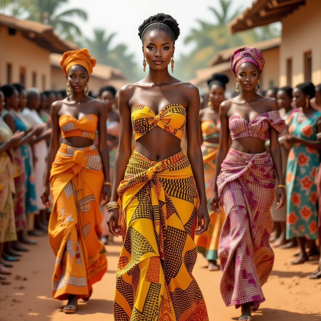 African Queen Nnenna Walks With Co-Queens