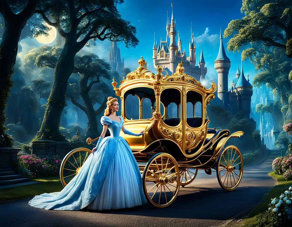 Cinderella's Golden Coach: Fantasy Concept Art