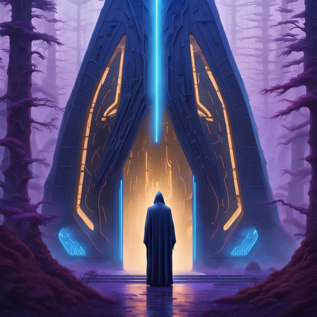 Ancient Alien Meets Lockheed Martin in Surreal Art