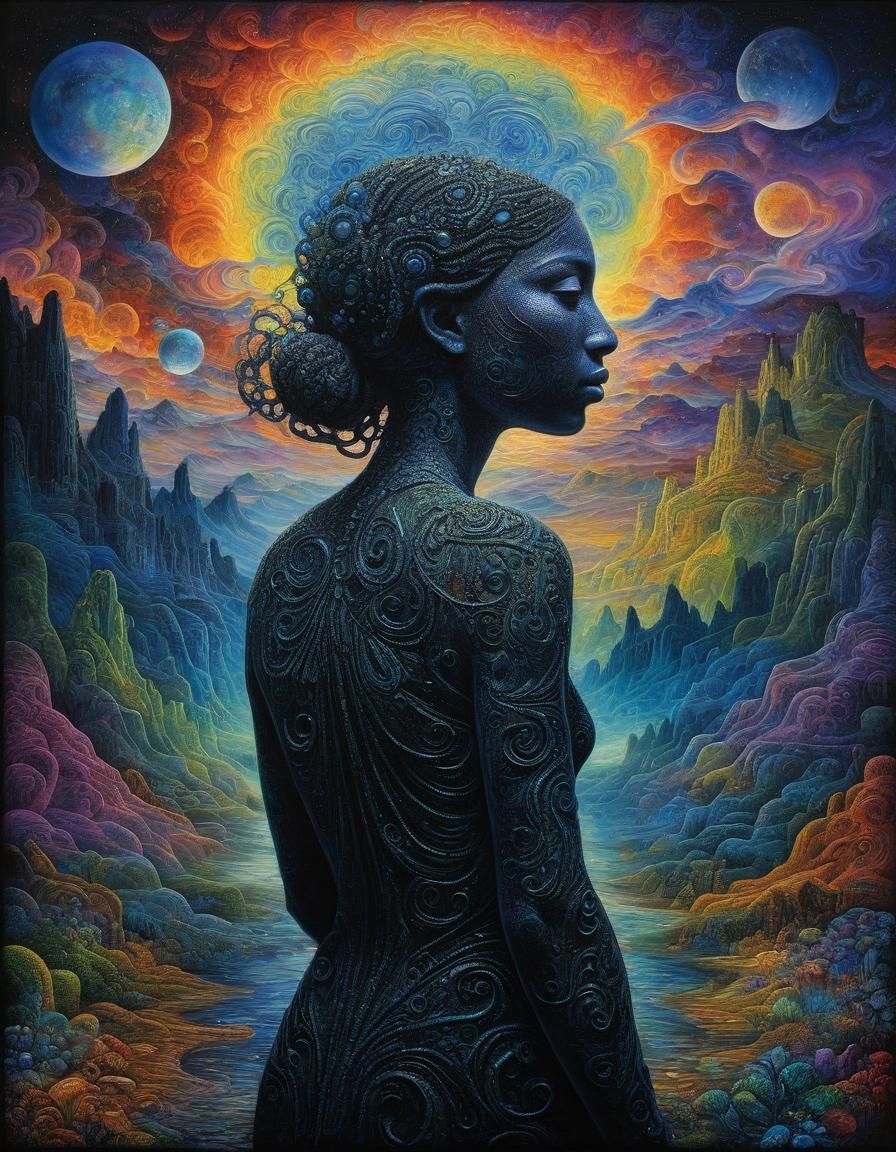 Ethereal Art: A Fauvist-Inspired Vision