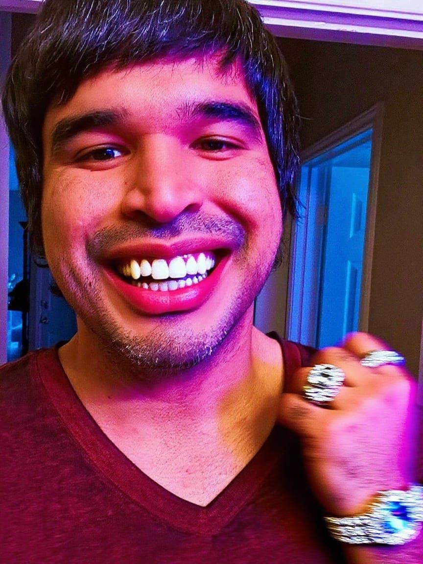 Grinning with Diamond Grills and Luxury Watch in Retro VHS S...