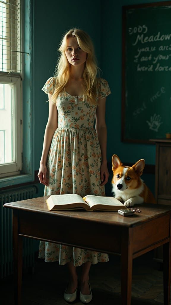 Mysterious Maisie Meadows in Haunted Classroom