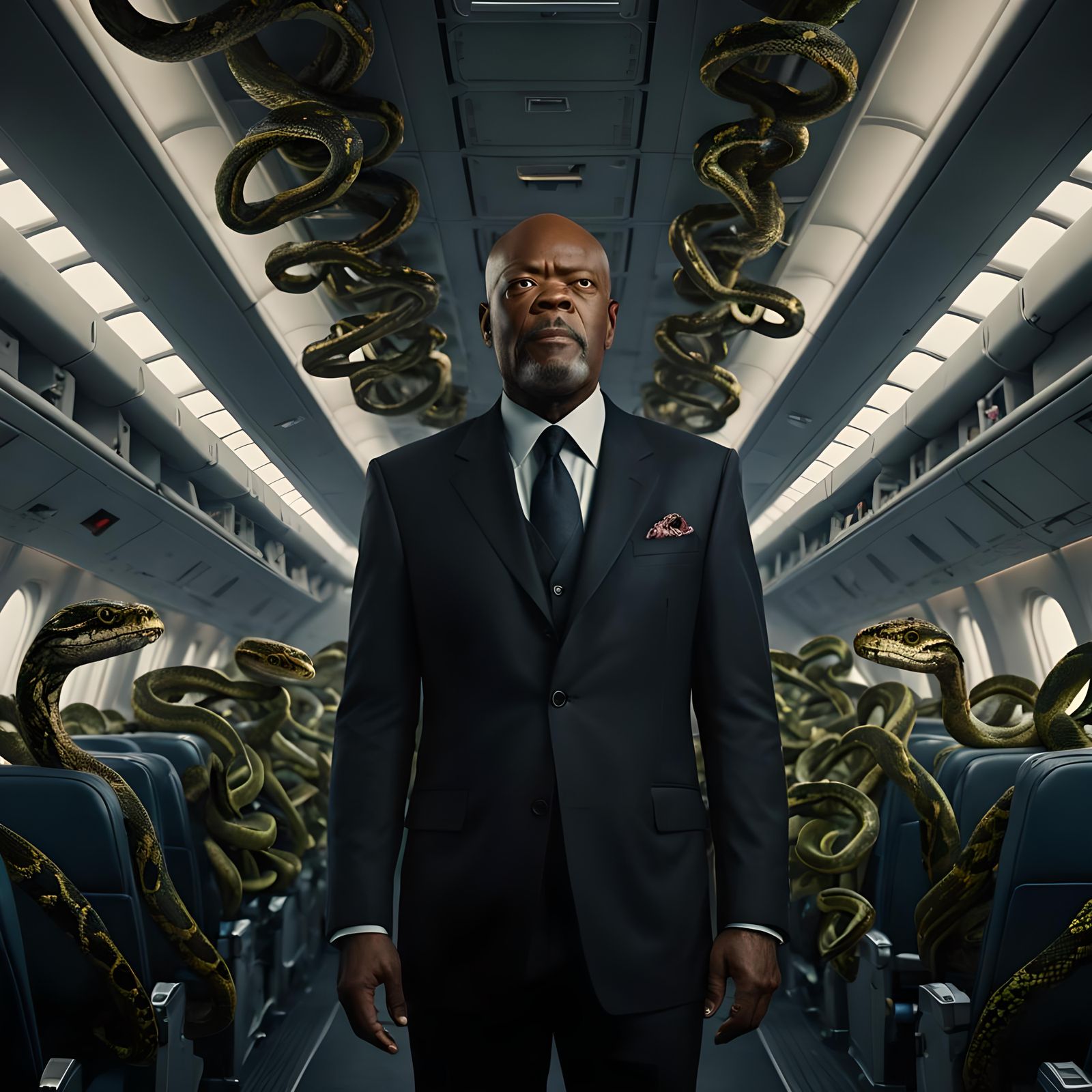 Detailed Digital Portrait of Samuel L. Jackson