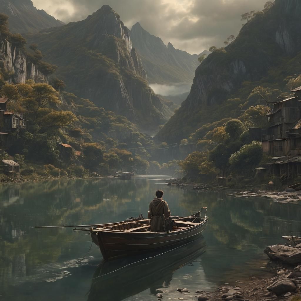 Peaceful Doctor's Life: A Digital Matte Painting
