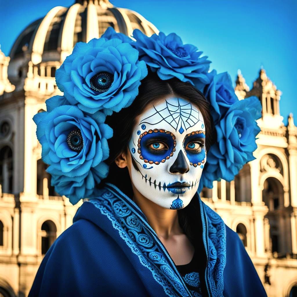 Day of the Dead Catrina: A Photorealistic Celebration