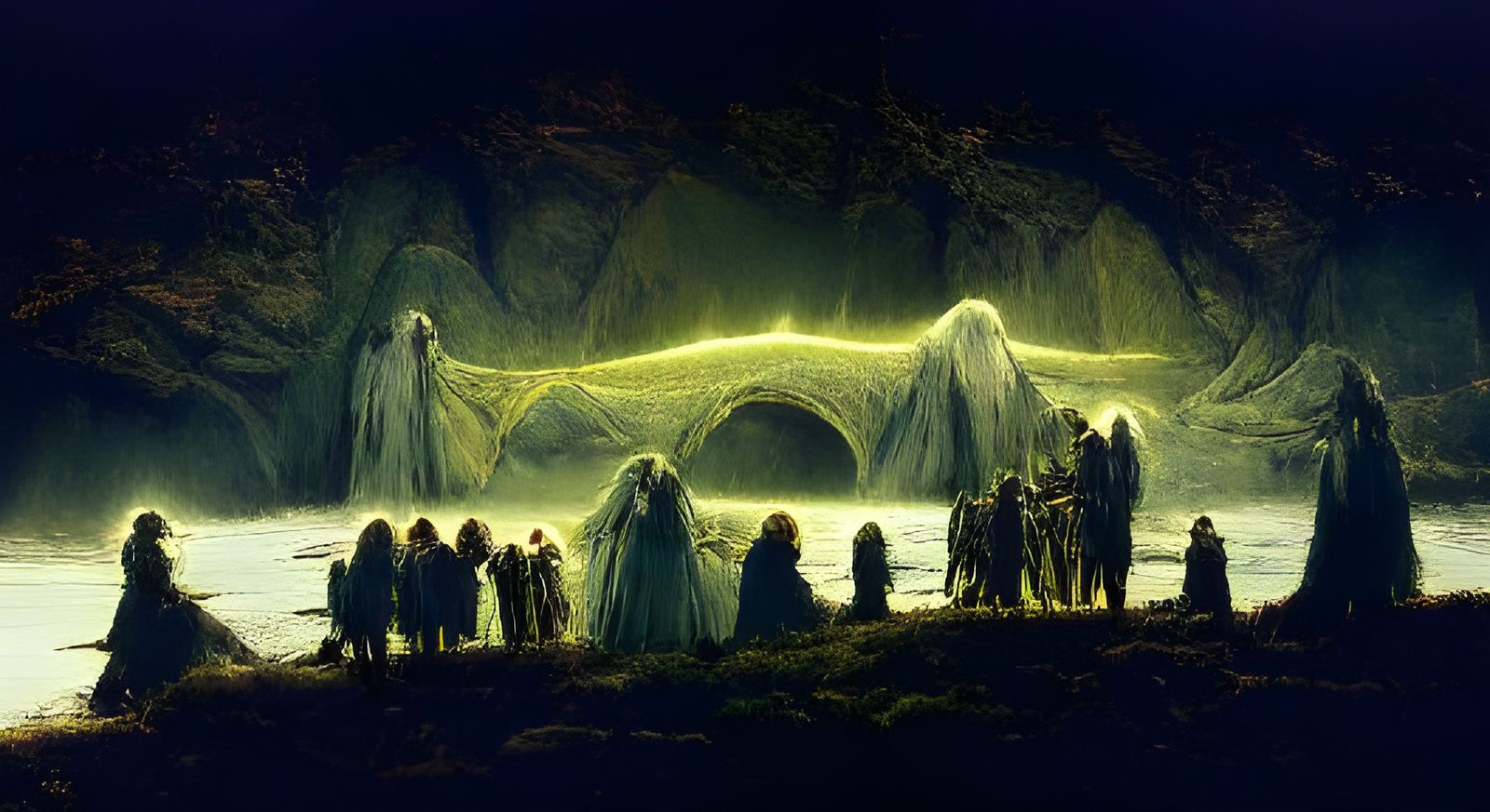 Fellowship of the Ring: Gustave Dore Inspired Art