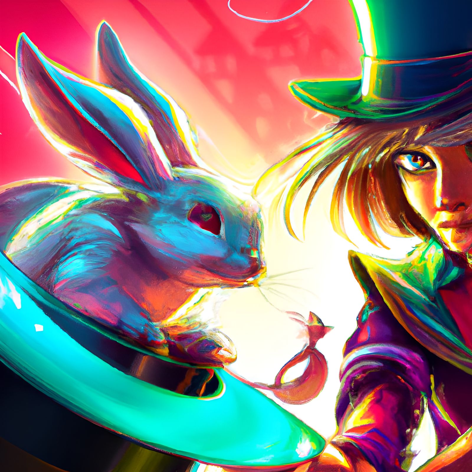 Magician's Rabbit: Fantasy Art by Rutkowski and Mucha