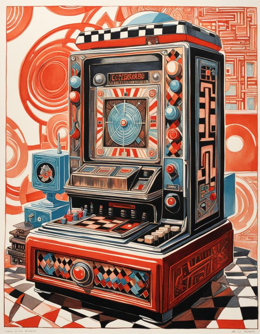 Vibrant Abstract Shapes Emerge from a Glimmering Gashapon Ma...