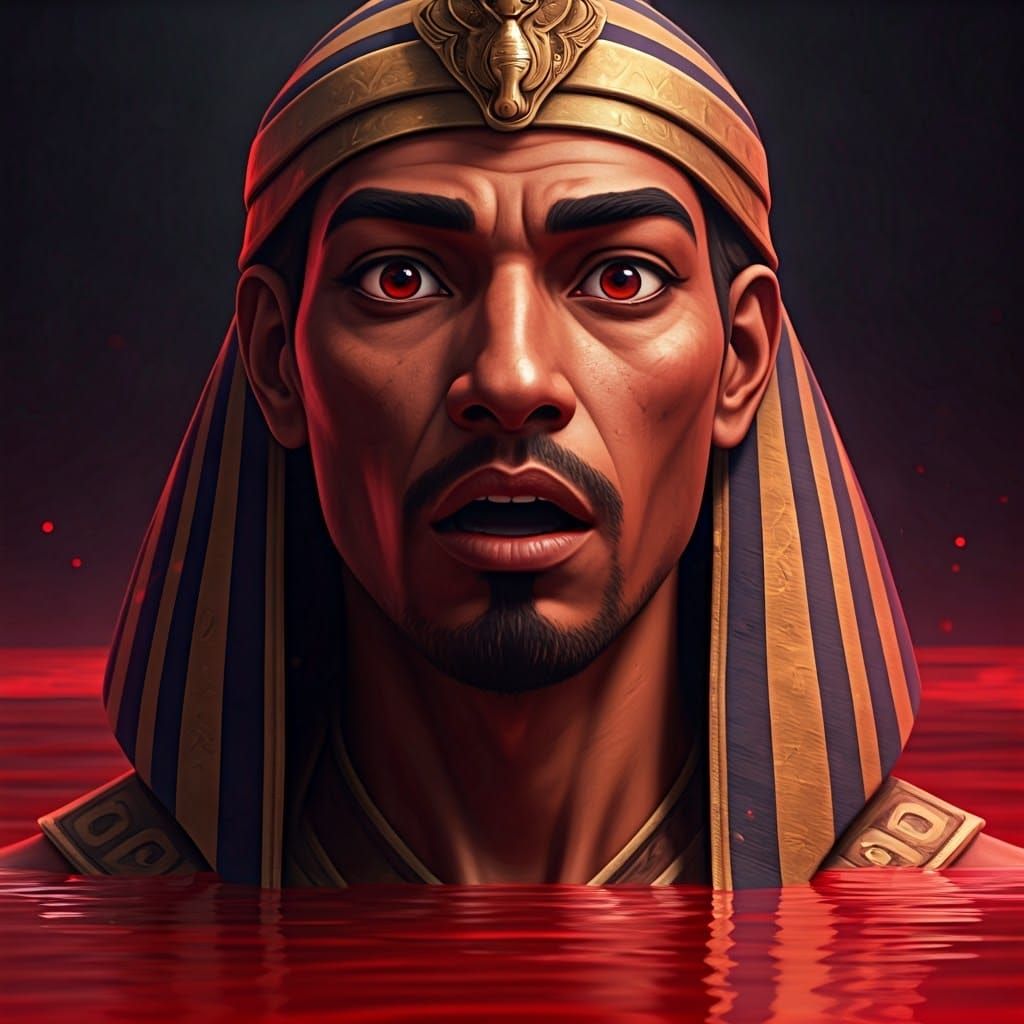 Ancient Egyptian Man Witnesses Mysterious Red River