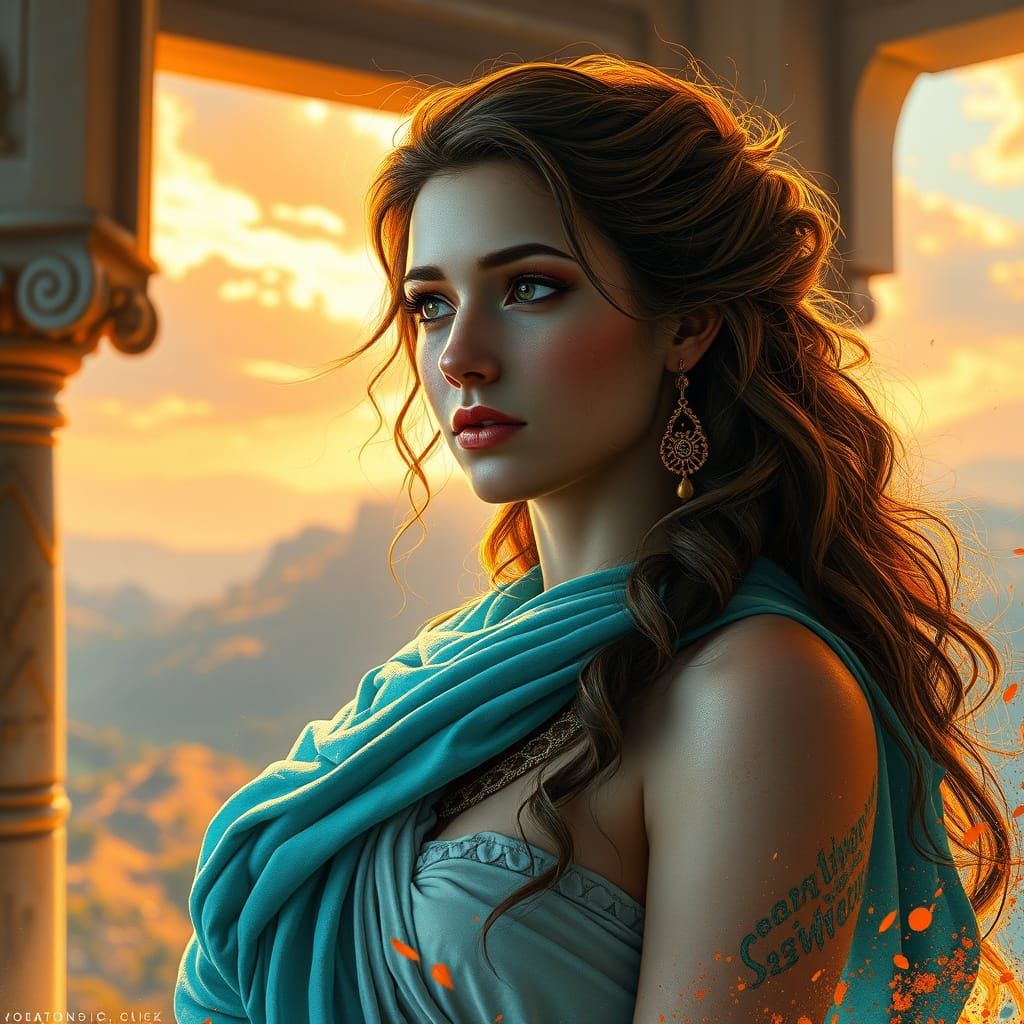 Ethereal Goddess of Mount Olympus