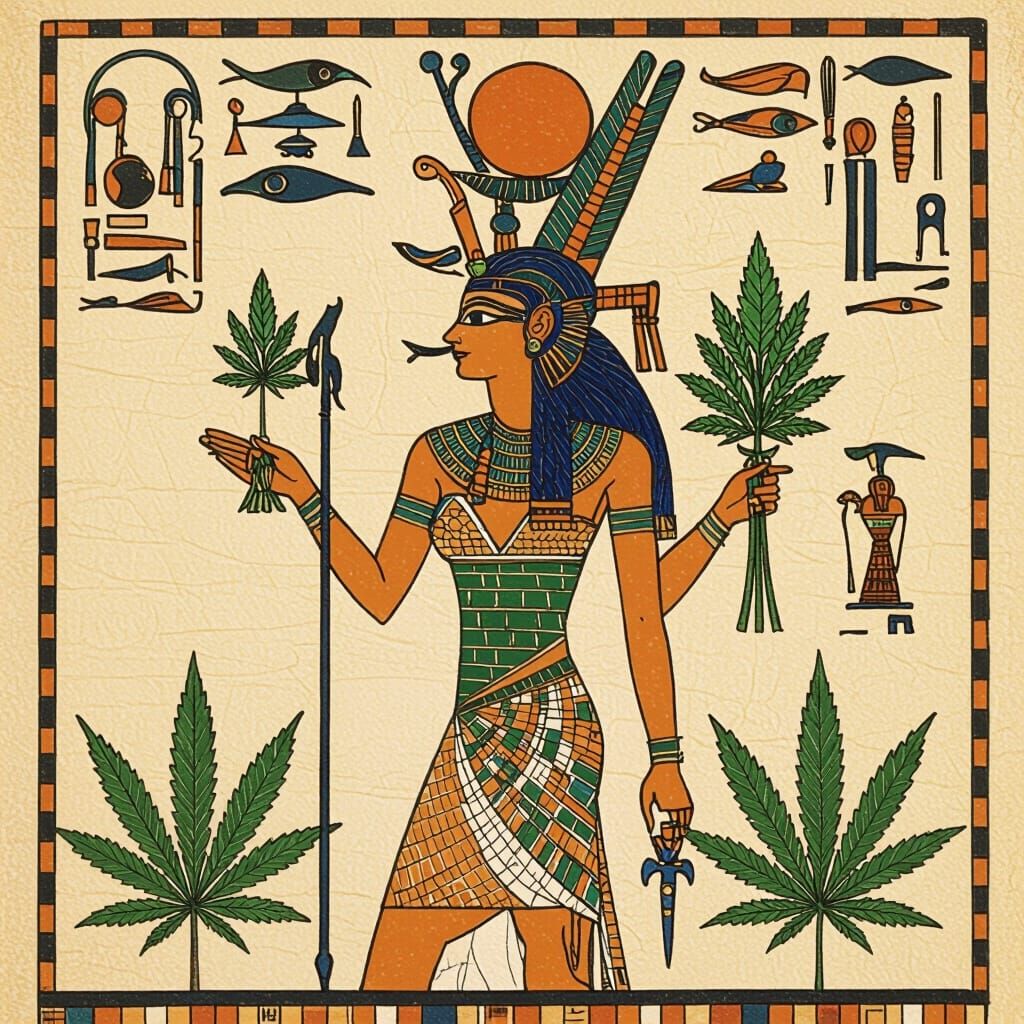 Seshat: Egyptian Goddess of Cannabis