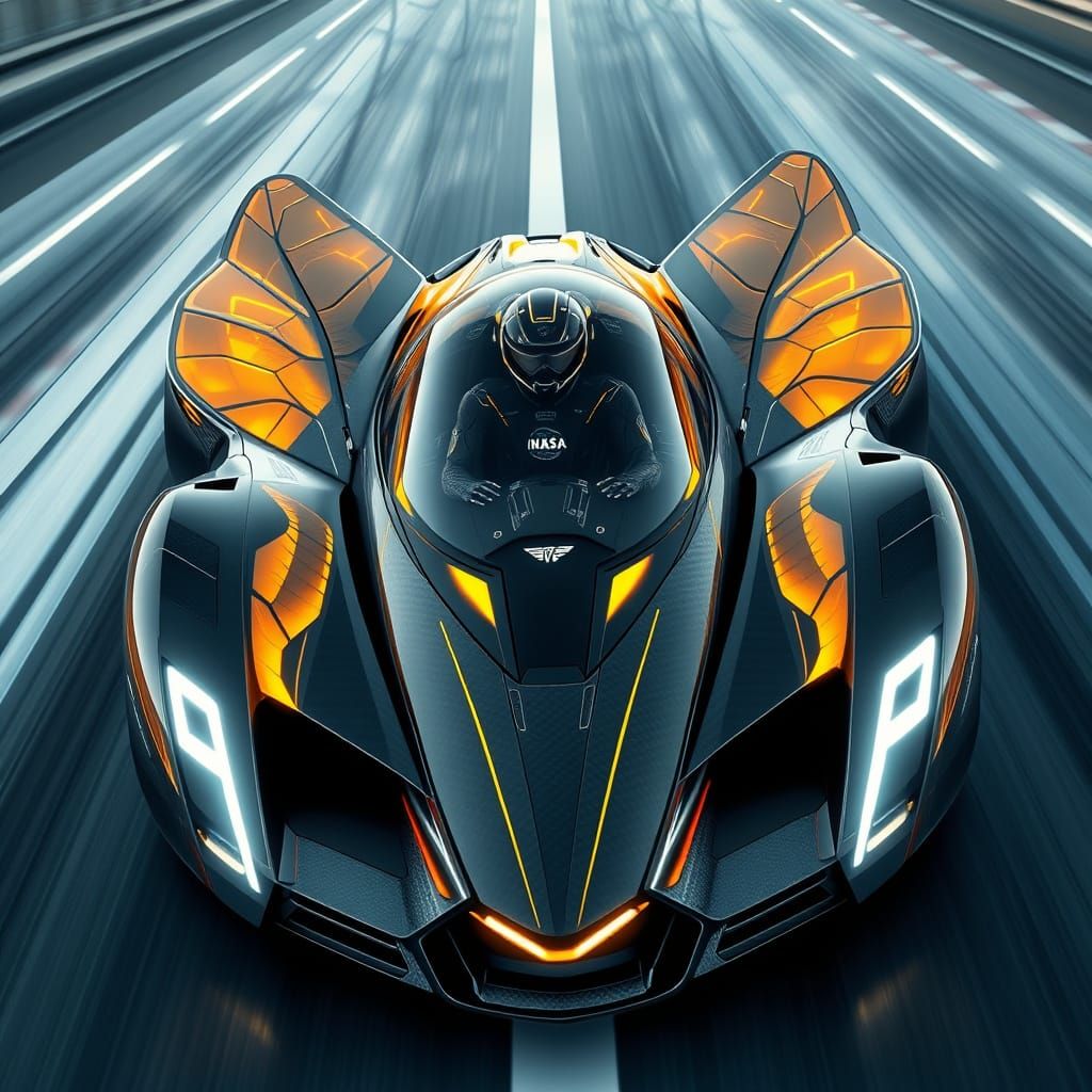 Futuristic Bumblebee Hypercar With NASA Inspired Design