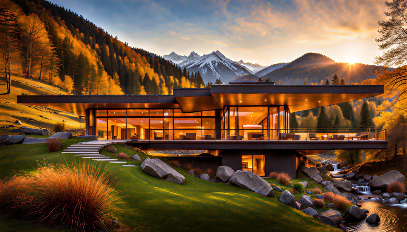 Mountain Home: Art Nouveau Rococo Architecture