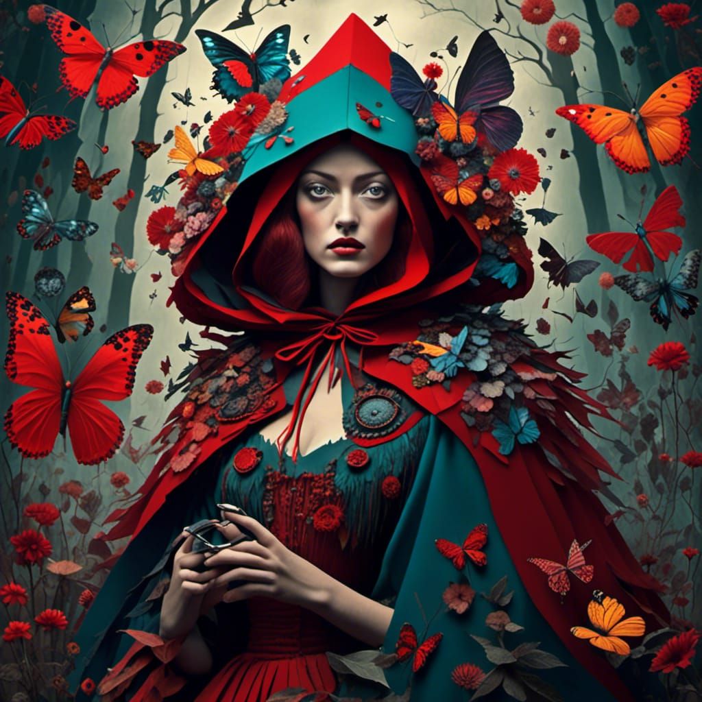 Red riding hood mischievous