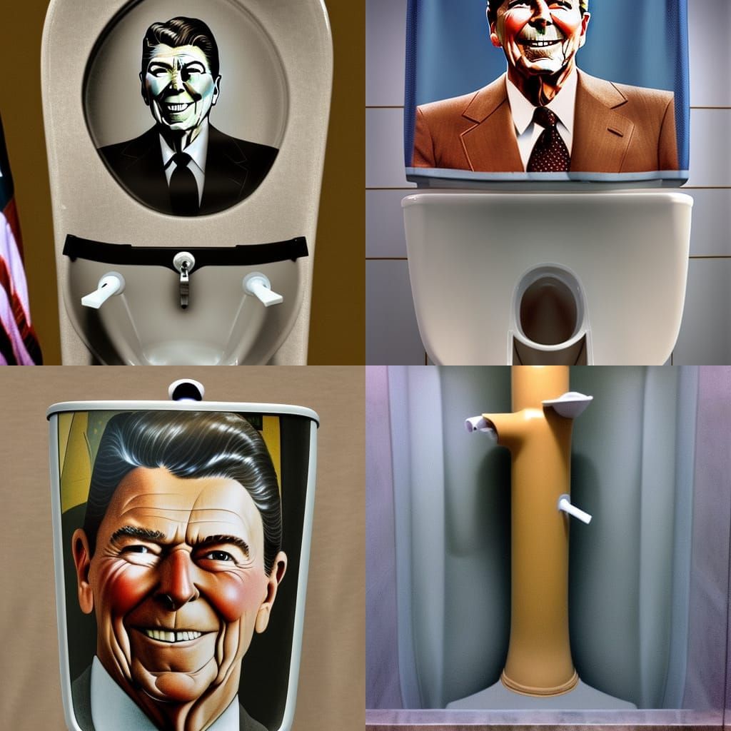 ronald reagan urinal