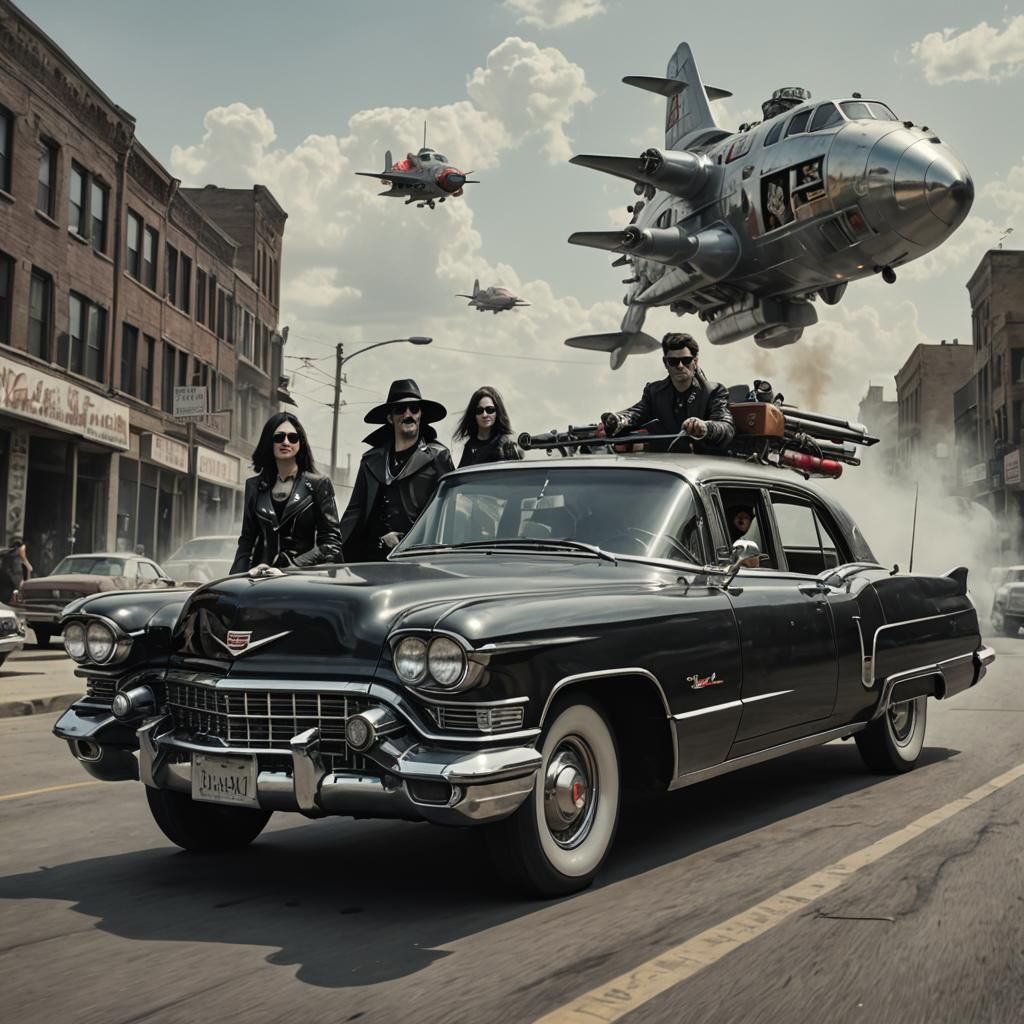 Raygun Gothic Rebels in Cadillac